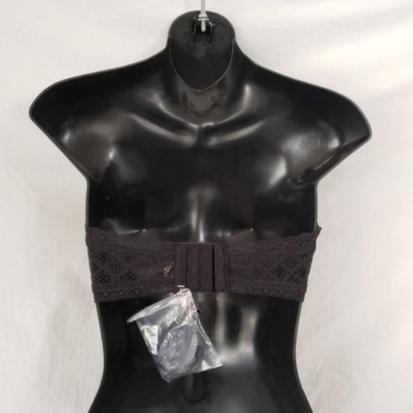 LAST CHANCE!  Victoria's Secret Bralette Bandeau Black Small New - Picture 6 of 7